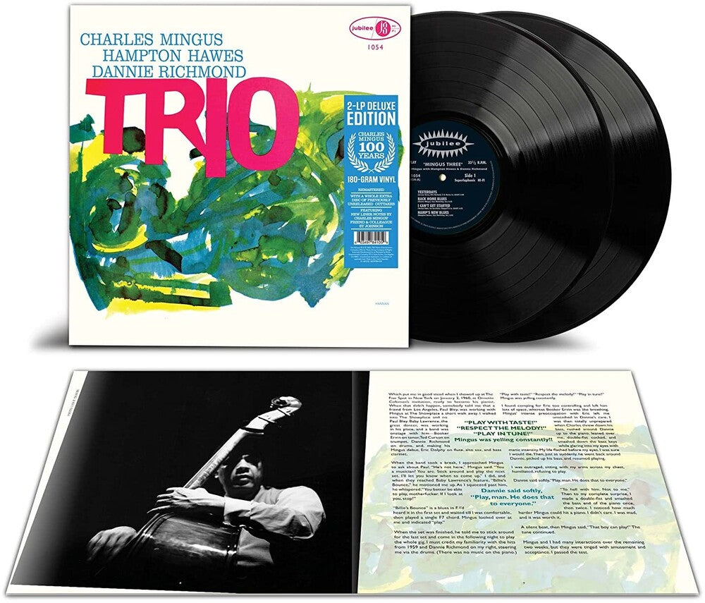 the album cover for Charles Mingus - Mingus Three (Feat Hampton Hawes & Danny Richmond) [Deluxe Edition 2CD]