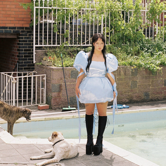 the album cover for Mallrat - Butterfly Blue
