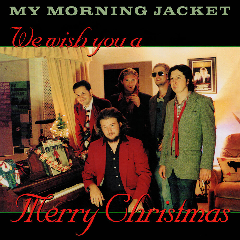 the album cover for My Morning Jacket - Does Xmas Fiasco Style - Red [Colored Vinyl] (Ep) [Limited Edition]