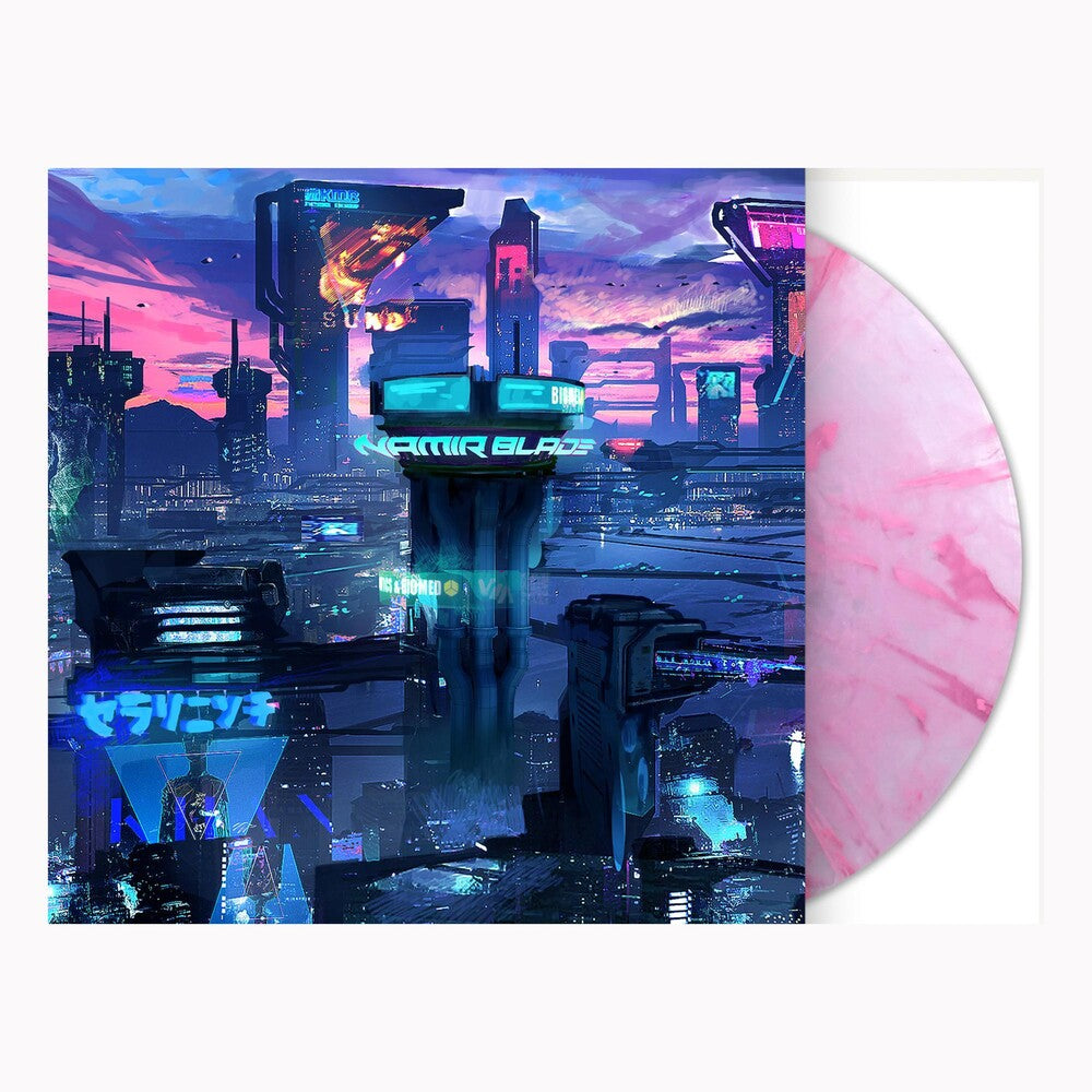 the album cover for Namir Blade - Metropolis [Indie Exclusive Limited Edition Neon City Pink LP]