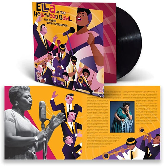 the album cover for Ella Fitzgerald - Ella At The Hollywood Bowl: The Irving Berlin Songbook [LP]