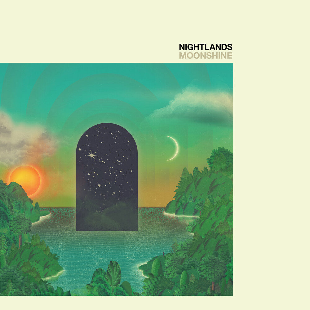 the album cover for Nightlands - Moonshine [Yellow & Orange LP]