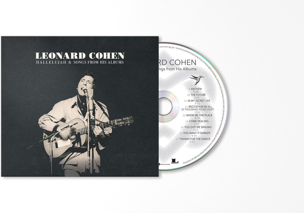 the album cover for Leonard Cohen - Hallelujah & Songs From His Albums
