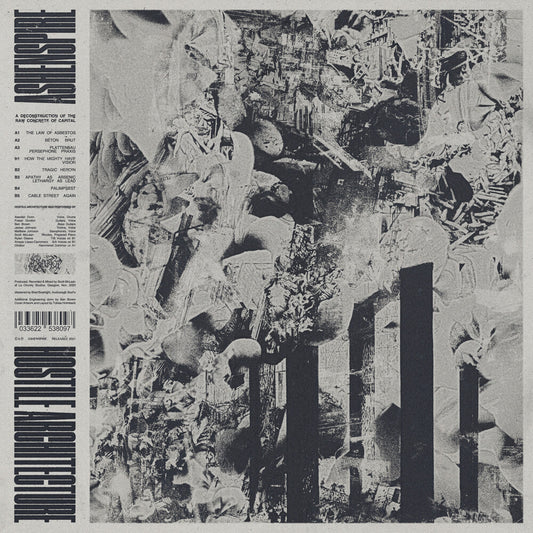 the album cover for Ashenspire - Hostile Architecture