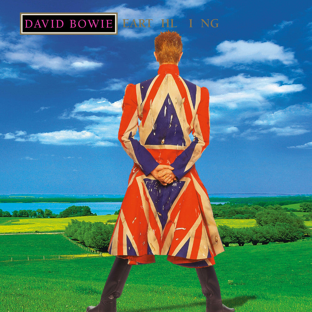 the album cover for David Bowie - Earthling: 2021 Remaster [LP]
