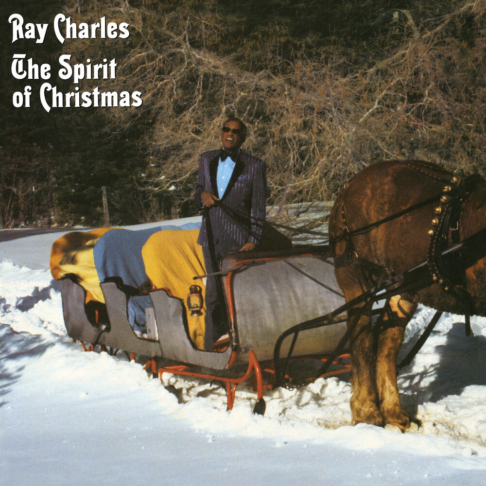 the album cover for Ray Charles - The Spirit of Christmas [LP]