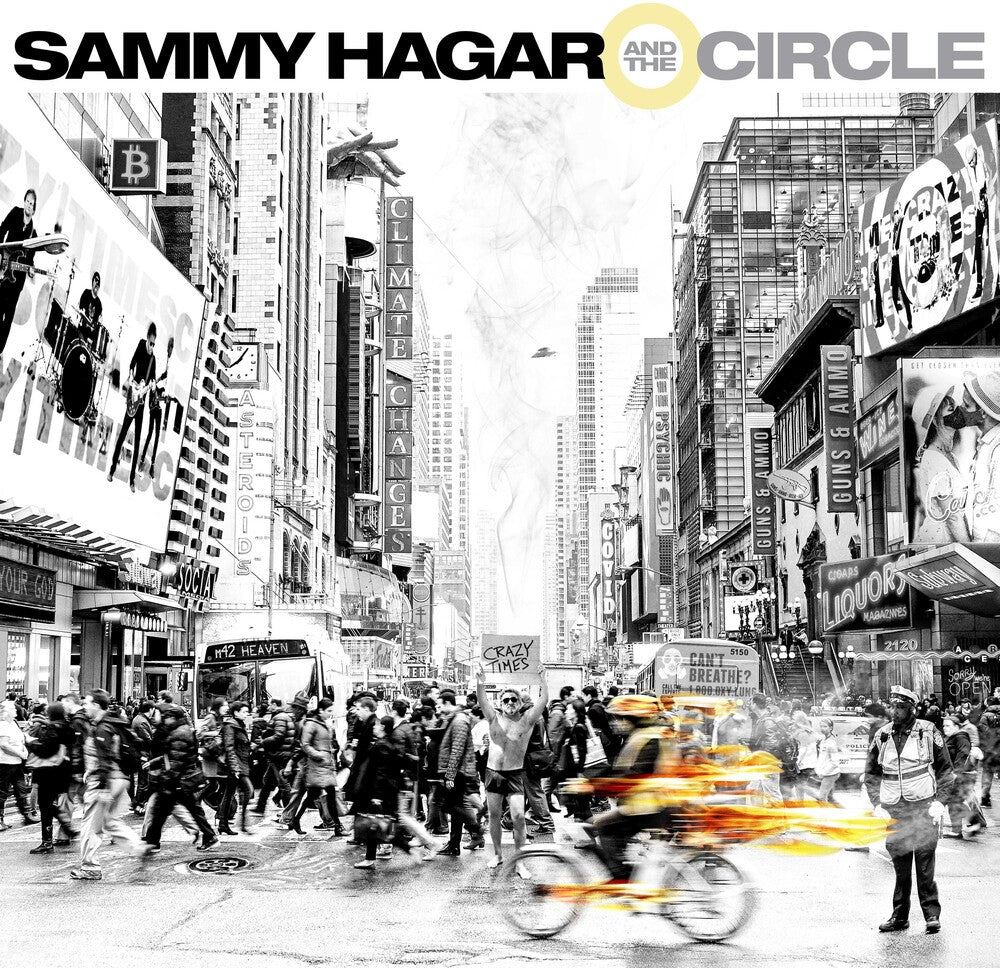 the album cover for Sammy Hagar - Crazy Times [LP]
