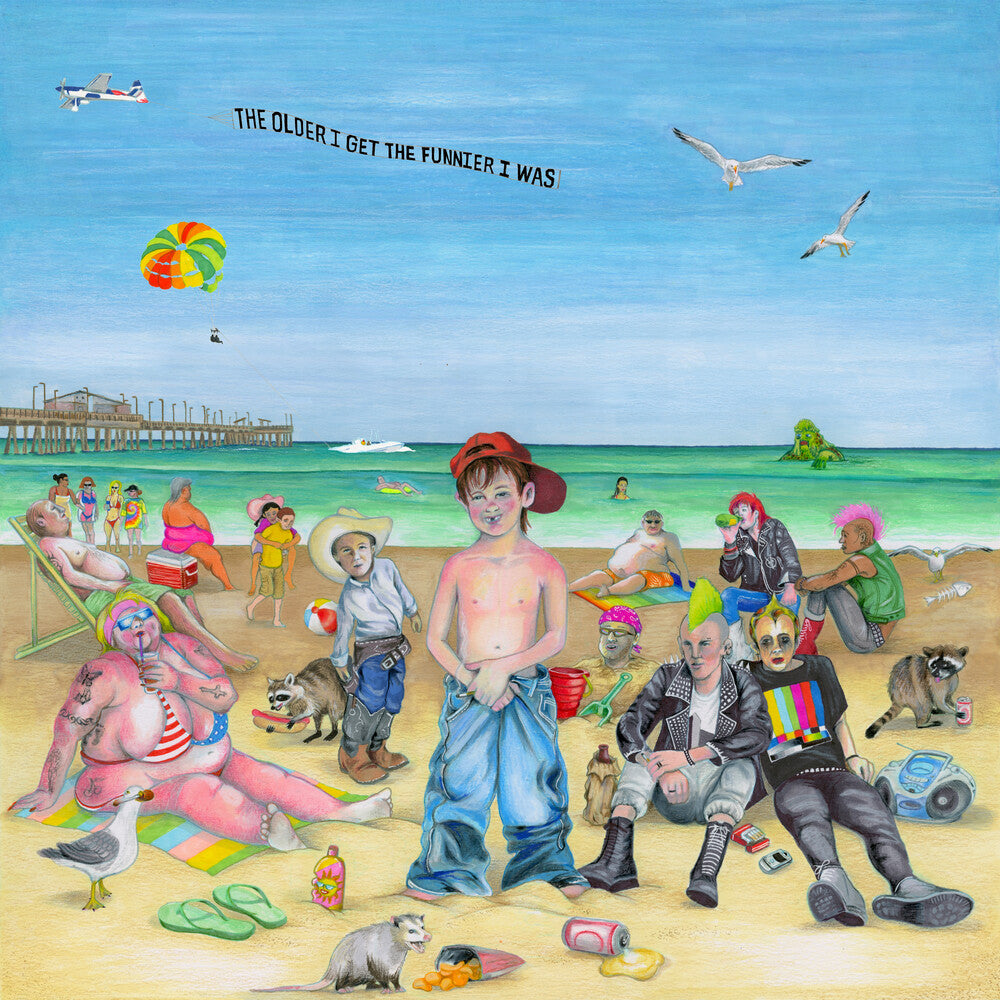 the album cover for Whitmer Thomas - The Older I Get, The Funnier I Was [Limited Edition Pink LP]