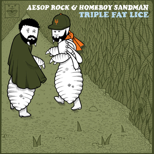 the album cover for Lice (Aesop Rock & Homeboy Sandman) - Triple Fat Lice EP [Vinyl]