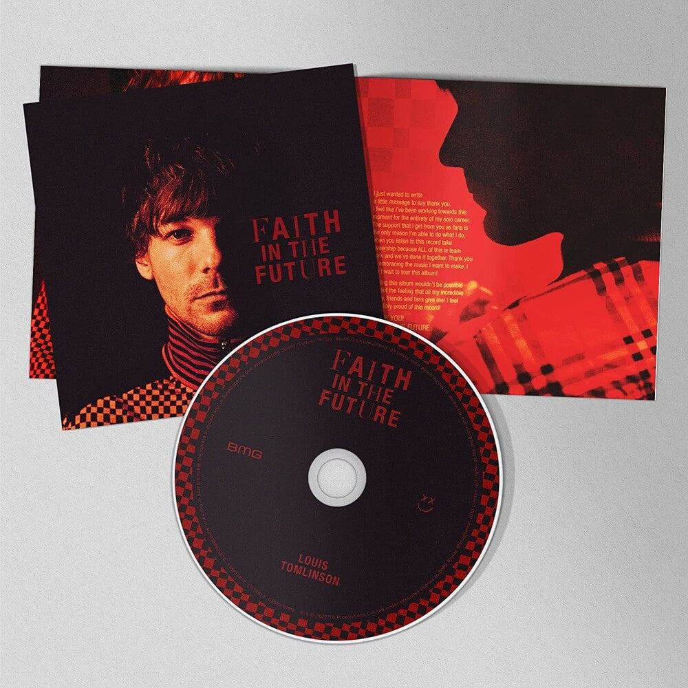 the album cover for Louis Tomlinson - Faith In The Future