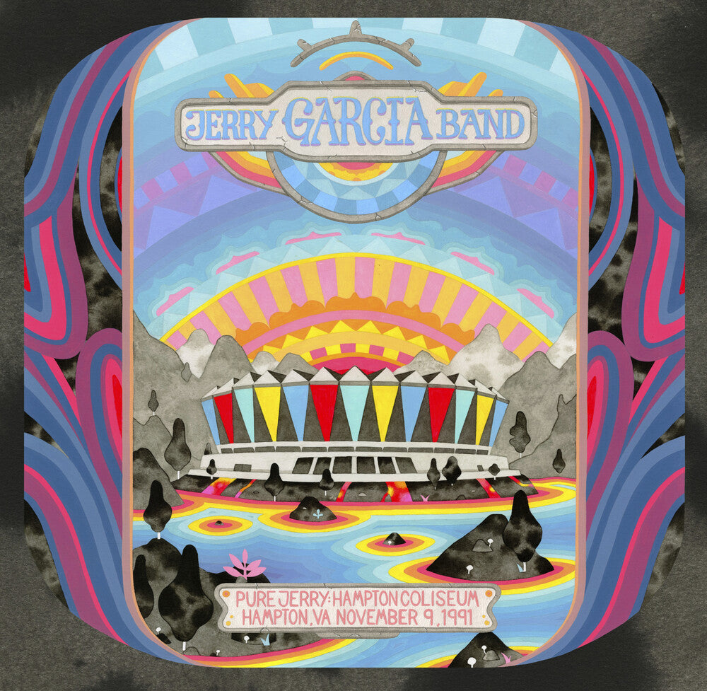 the album cover for Jerry Garcia Band - Pure Jerry: Coliseum, Hampton, VA, November 9, 1991 [RSD Black Friday 2022]