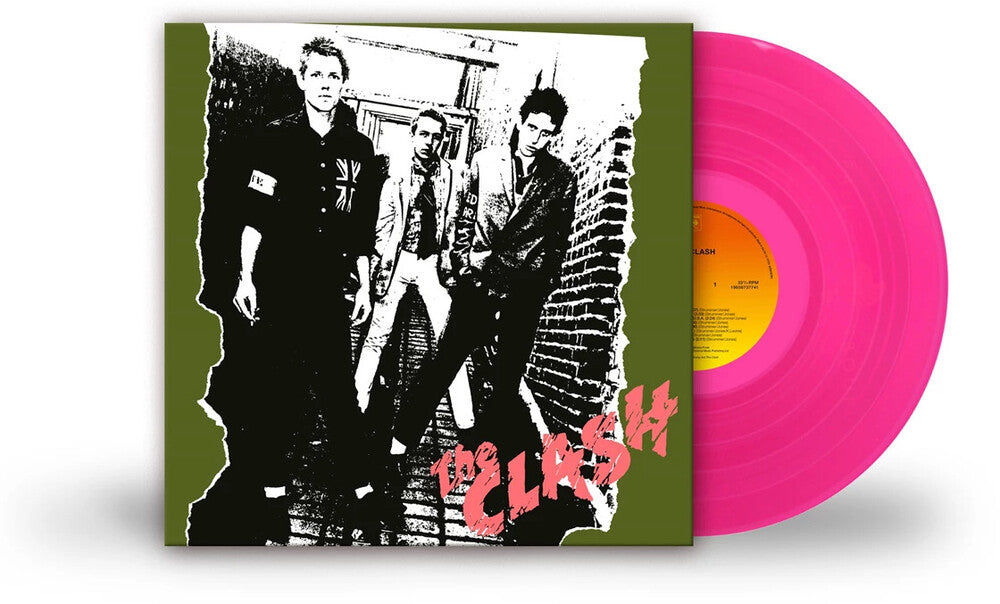 the album cover for The Clash - The Clash - Pink Vinyl