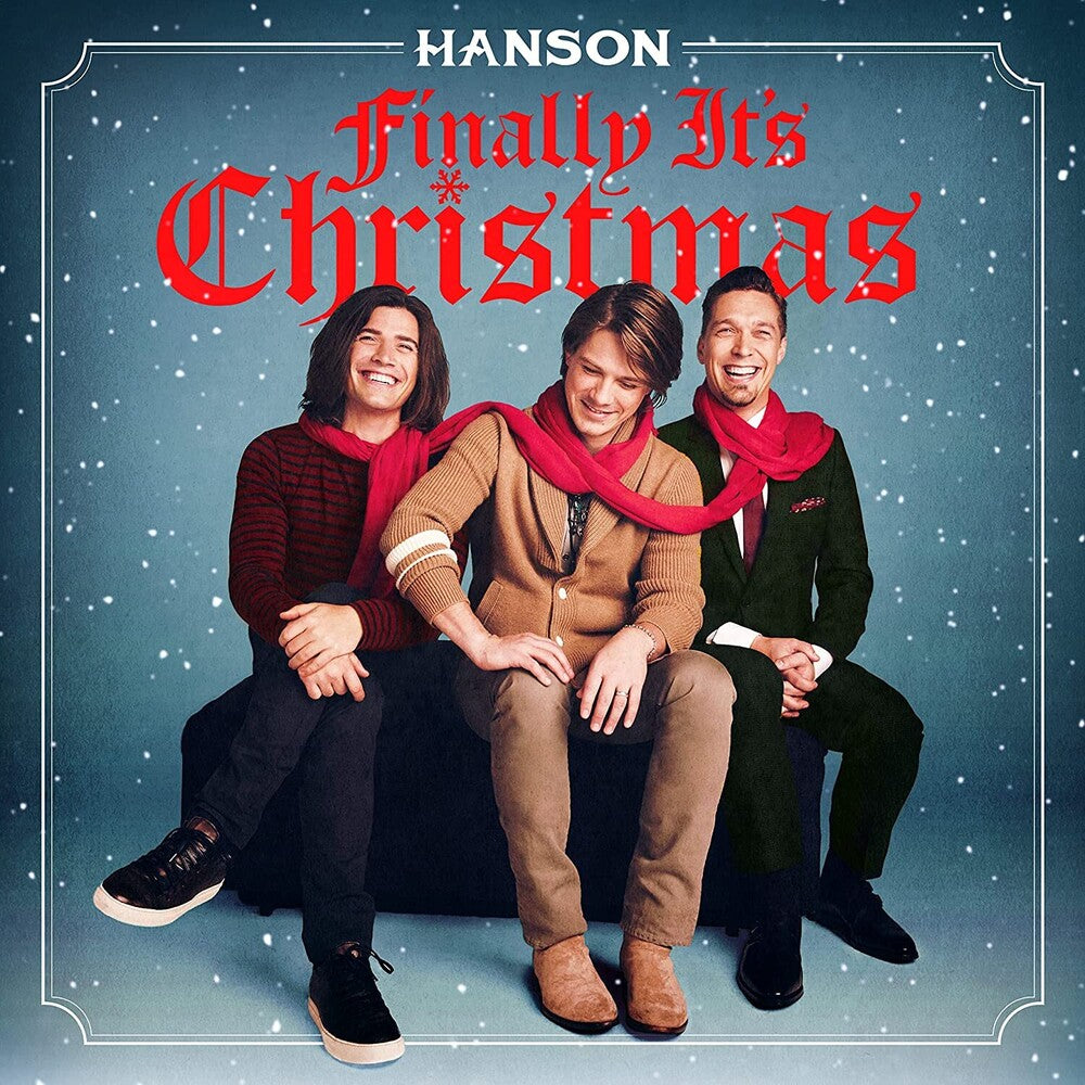 the album cover for Hanson - Finally It's Christmas