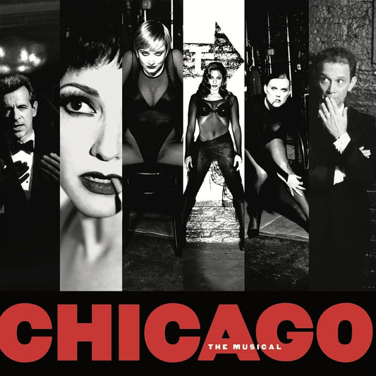 the album cover for New Broadway Cast of Chicago The Musical (1997) - Chicago The Musical [2LP]