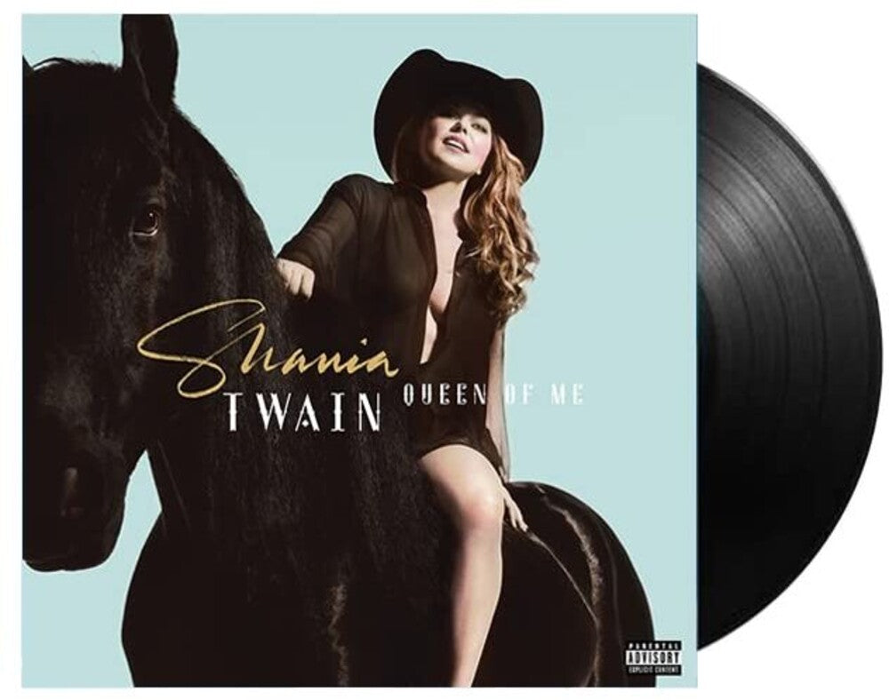the album cover for Shania Twain - Queen Of Me [LP]