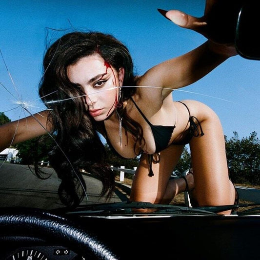 the album cover for Charli xcx - Crash - Black Vinyl