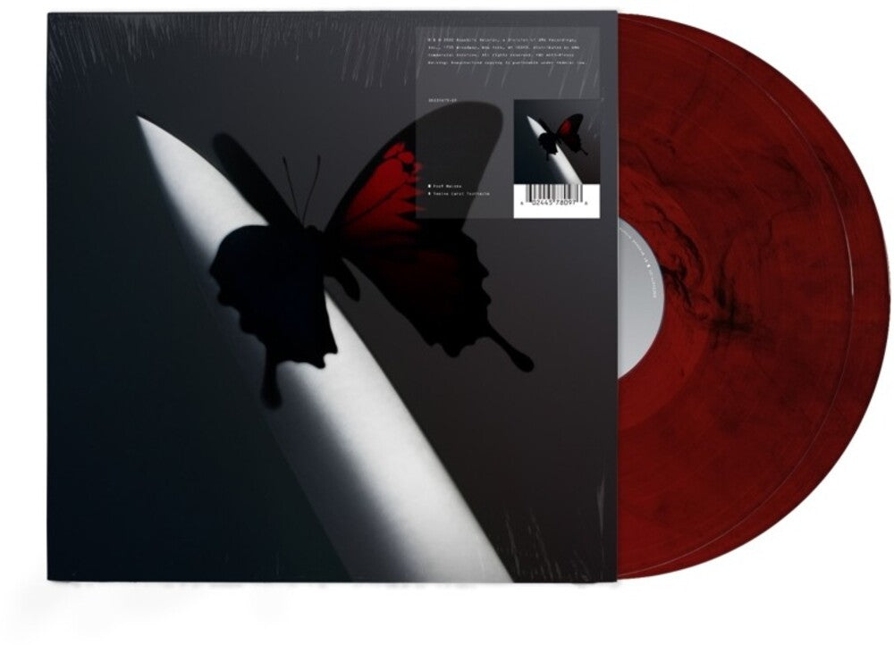 the album cover for Post Malone - Twelve Carat Toothache [Red/Black Marble 2 LP]
