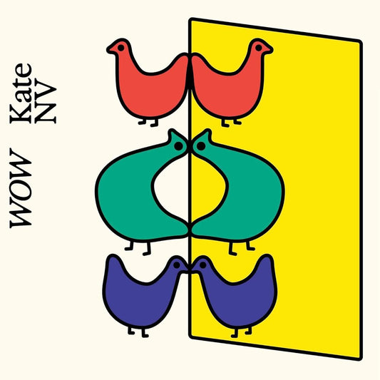 the album cover for Kate NV - WOW [Indie Exclusive Limited Edition Yellow LP]