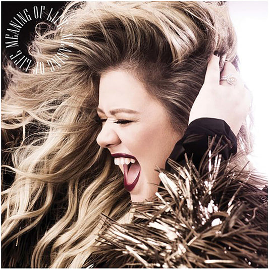the album cover for Kelly Clarkson - Meaning Of Life [LP]