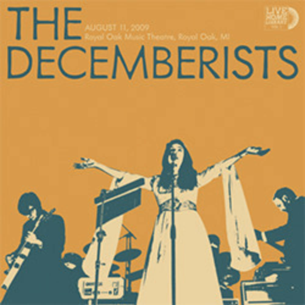 the album cover for The Decemberists - Live Home Library Vol 1 August 11 2009 Royal Oak [LP]