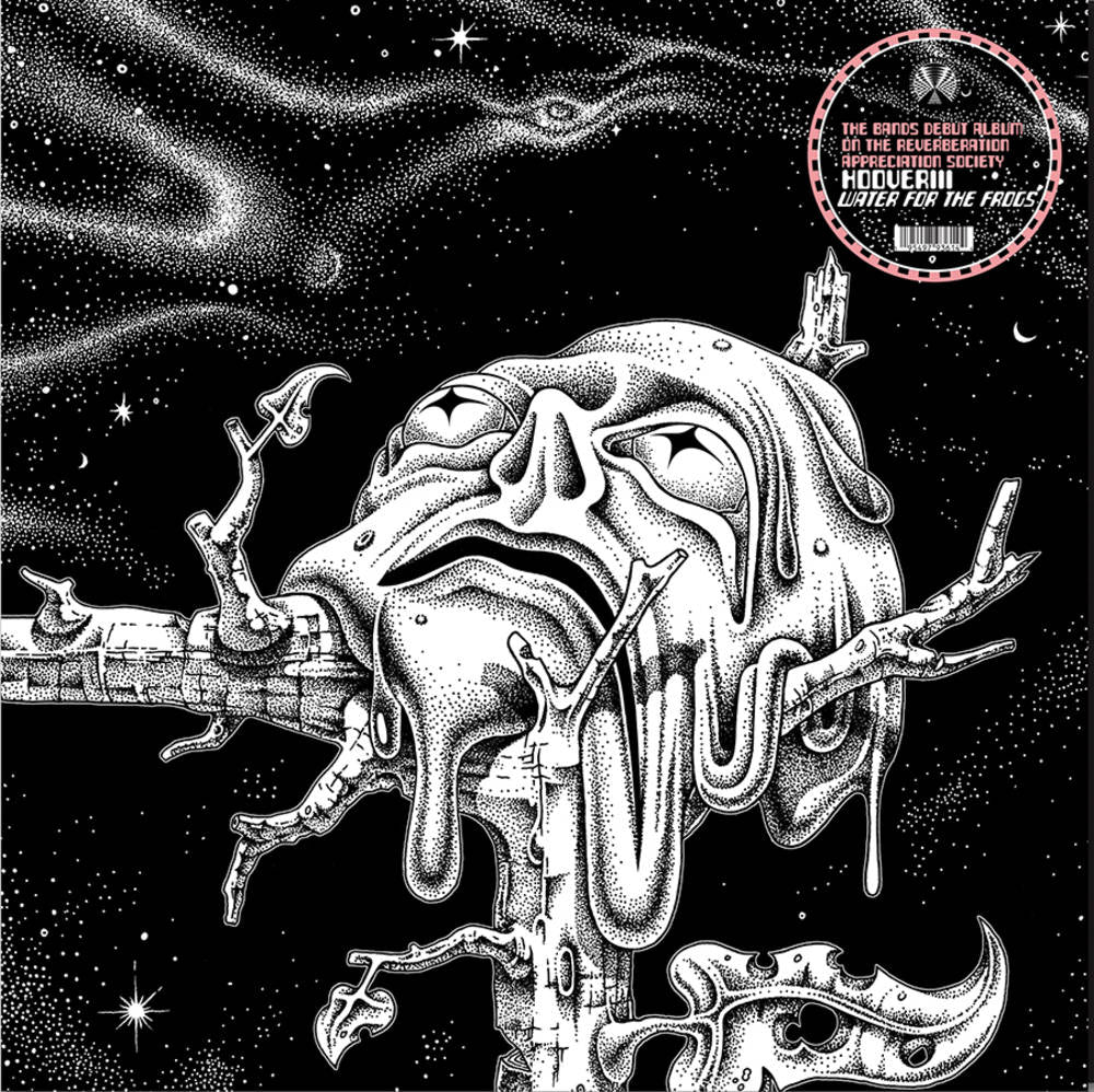 the album cover for Hooveriii - Water For The Frogs [Indie Exclusive Limited Edition Pink/Blue Split LP]