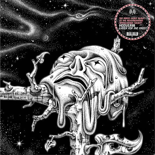 the album cover for Hooveriii - Water For The Frogs [Indie Exclusive Limited Edition Pink/Blue Split LP]