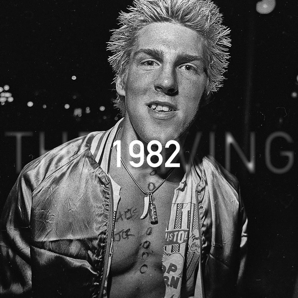 the album cover for The Living - 1982 [Indie Exclusive Limited Edition Canary Yellow LP]