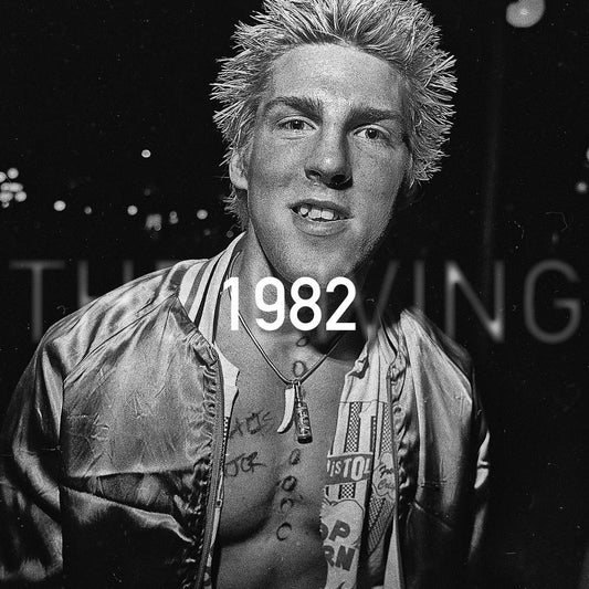 the album cover for The Living - 1982 [Indie Exclusive Limited Edition Canary Yellow LP]