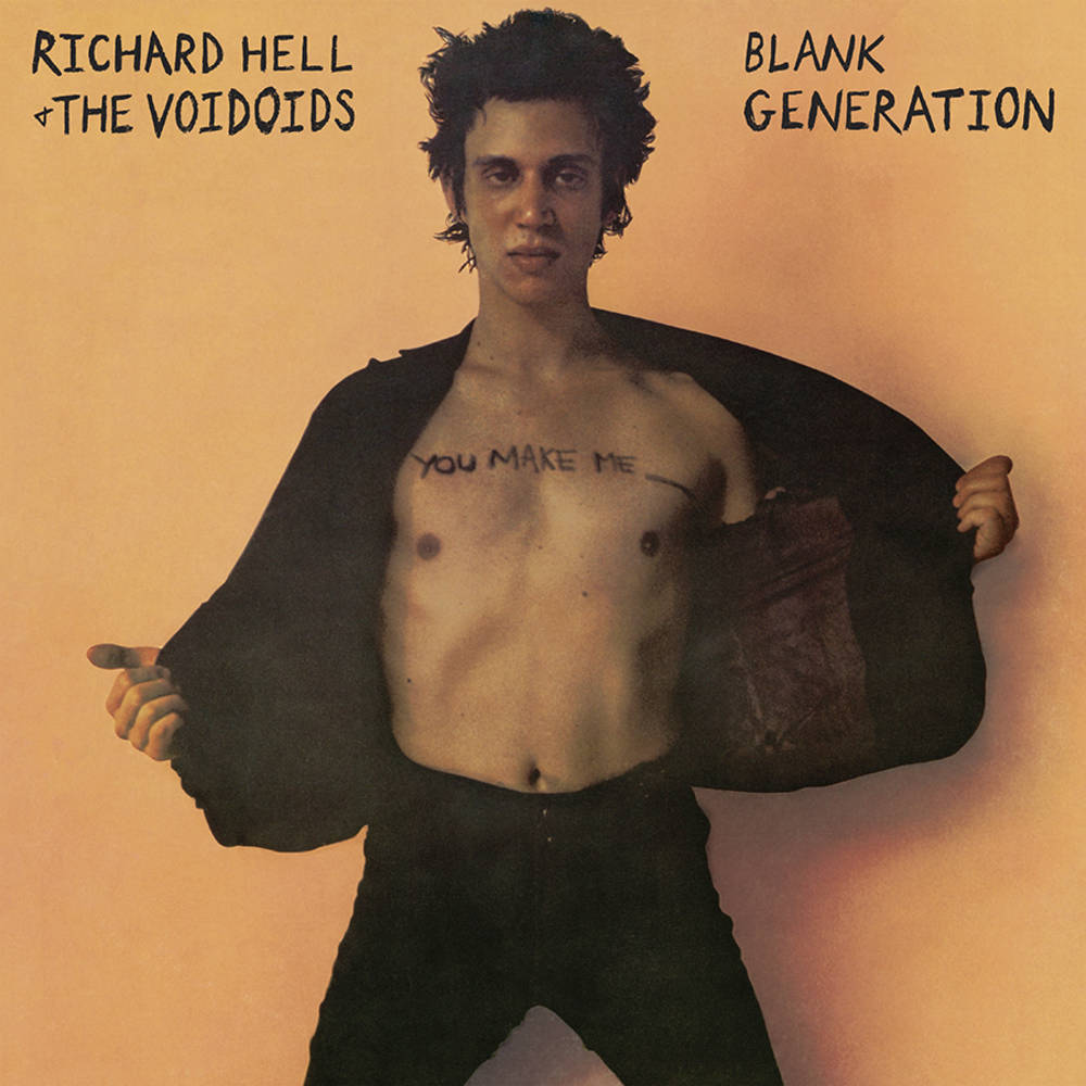 the album cover for Richard Hell & The Voidoids - Blank Generation [SYEOR 2022 Limited Edition Translucent Blue LP]