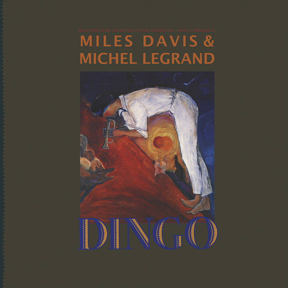 the album cover for Miles Davis - Dingo: Selections from the Motion Picture Soundtrack [SYEOR 2022 Limited Edition Red LP]