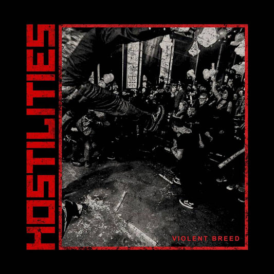 the album cover for Hostilities - Violent Breed [Indie Exclusive Limited Edition Red Vinyl Single]