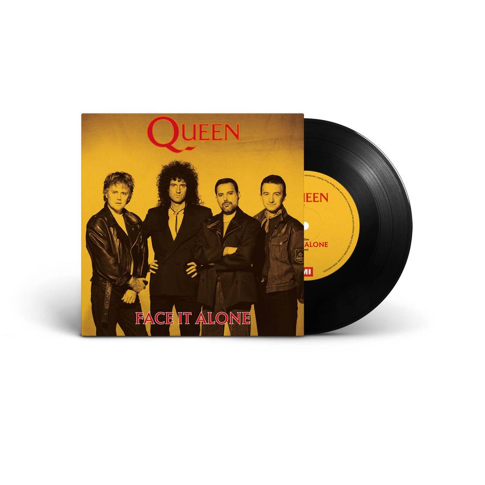 the album cover for Queen - Face It Alone [Indie Exclusive Limited Edition Vinyl Single]