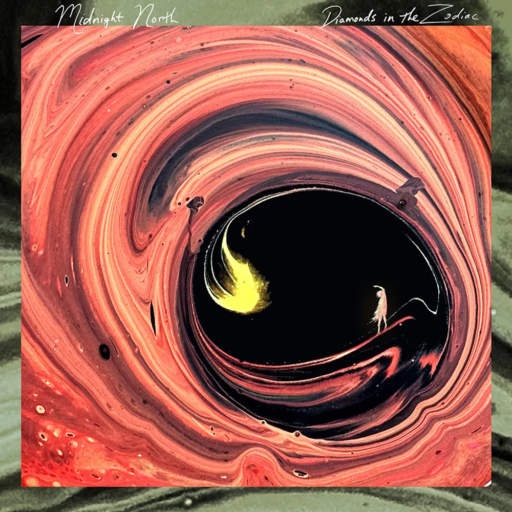 the album cover for Midnight North - Diamonds In The Zodiac [Indie Exclusive Limited Edition Marble LP]