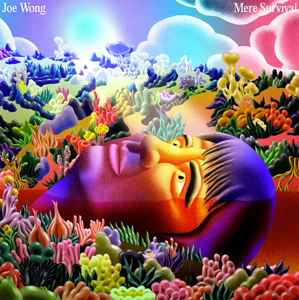 the album cover for Joe Wong - Mere Survival [Indie Exclusive Limited Edition Ivory LP]