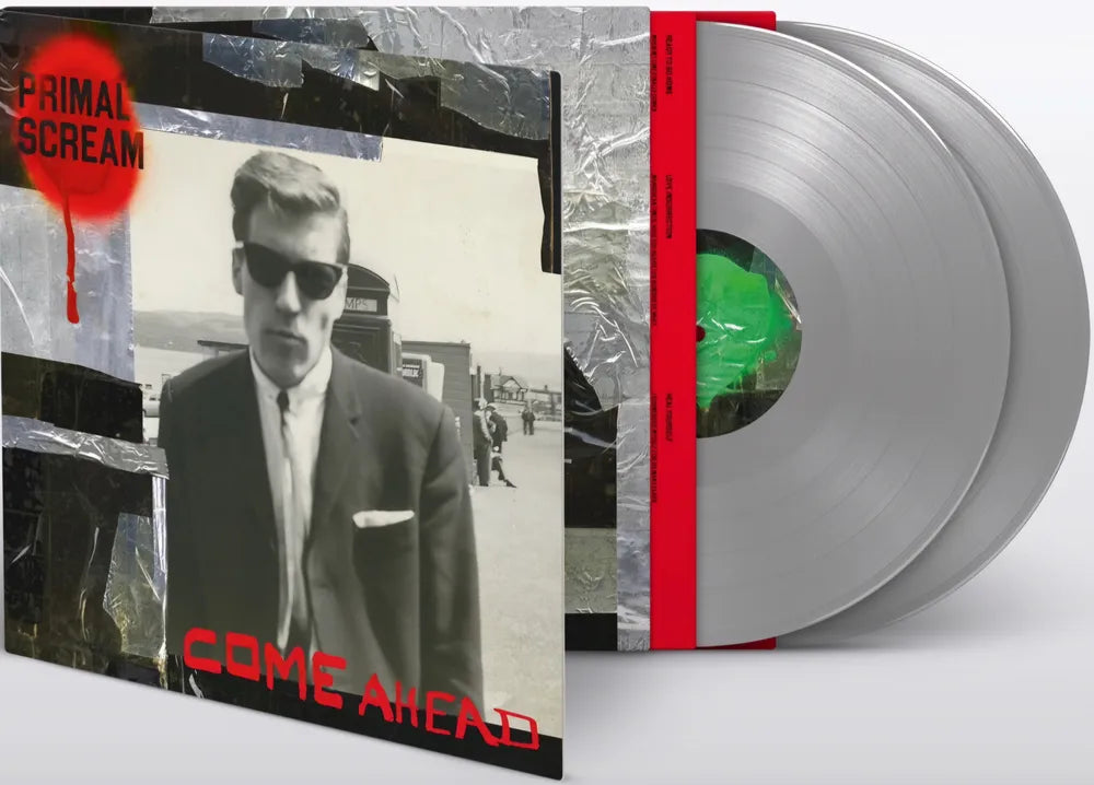 the album cover for Primal Scream - Come Ahead [Indie Exclusive Silver 2 LP]