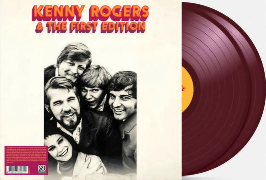 the album cover for Kenny Rogers & The First Edition - Kenny Rogers & The First Edition [RSD Essential Indie Colorway Translucent Violet 2LP]