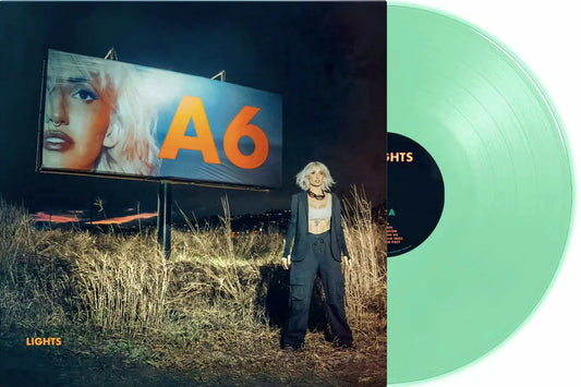 the album cover for Lights - A6 [Indie Exclusive Glow-In-The-Dark LP]