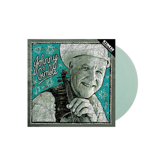 the album cover for Johnny Gimble - Celebrating With Friends -  [Indie Exclusive Coke Bottle Clear LP]