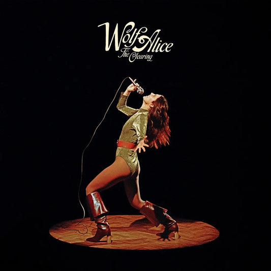 the album cover for Wolf Alice - The Clearing [Indie Exclusive opaque bone vinyl]