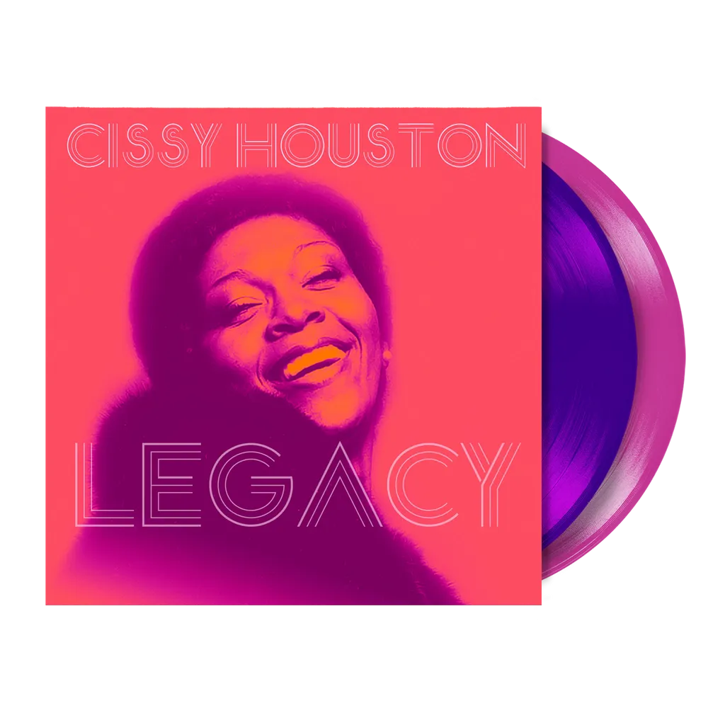 the album cover for Cissy Houston - Legacy - The Complete Janus Works -  [Indie Exclusive 2LPxPink &amp; Purple]