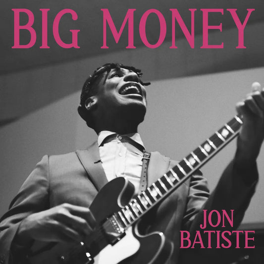 the album cover for Jon Batiste - BIG MONEY [Indie Exclusive Light Blue LP]