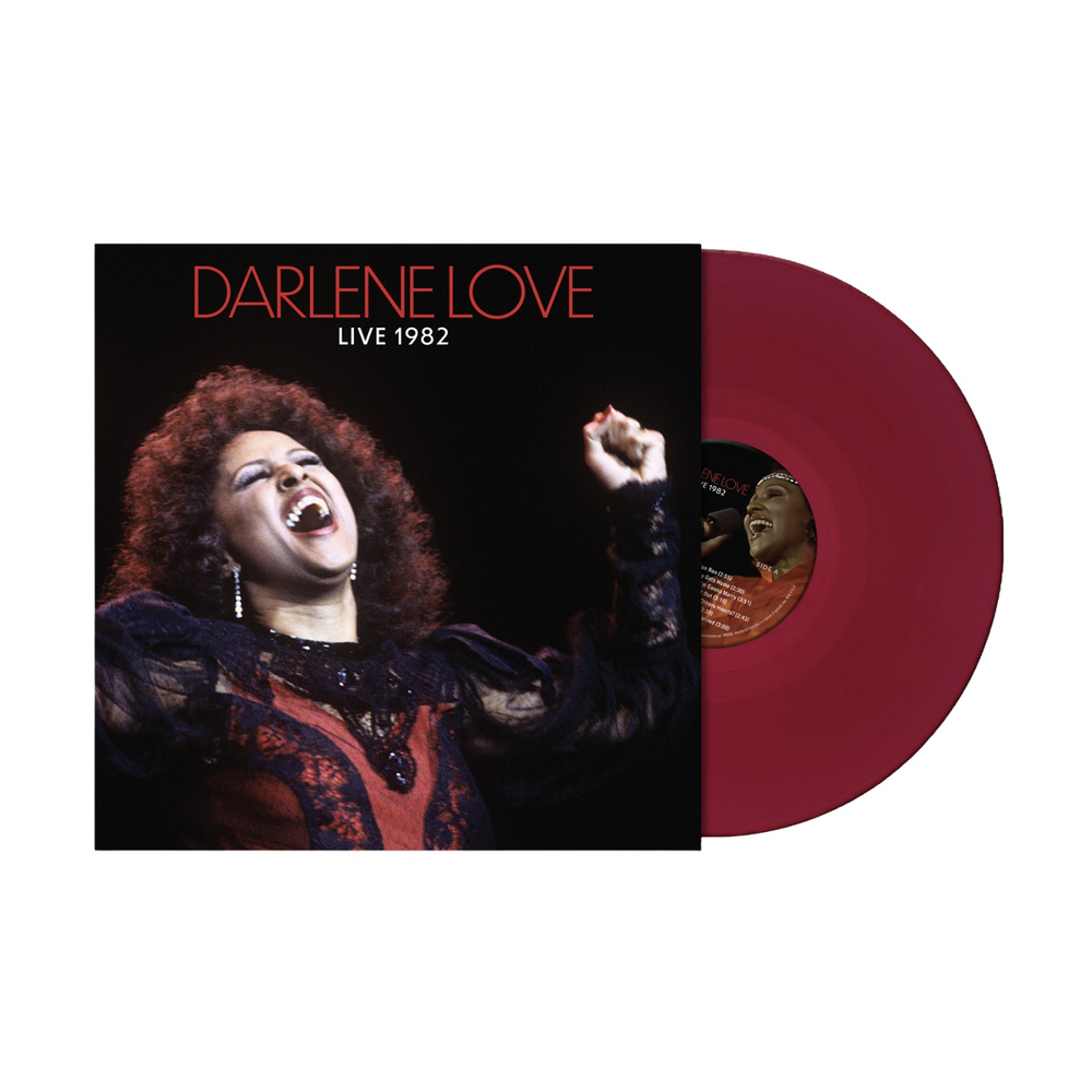 the album cover for Darlene Love - Live 1982 [Indie Exclusive Ruby Red LP]
