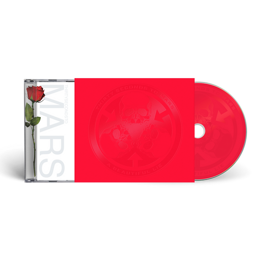 the album cover for Thirty Seconds To Mars - A Beautiful Lie - 20 Year Anniversary