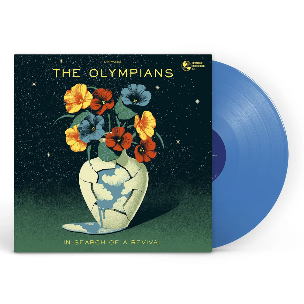 the album cover for Olympians - In Search Of A Revival [Indie Exclusive Blue]
