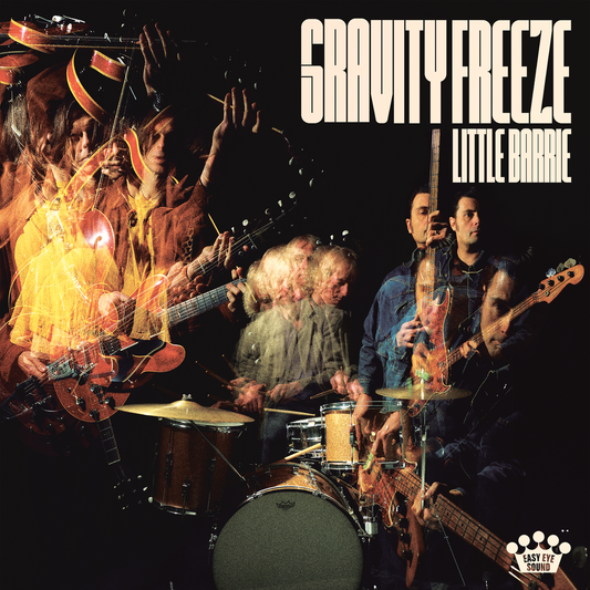 the album cover for Little Barrie - Gravity Freeze