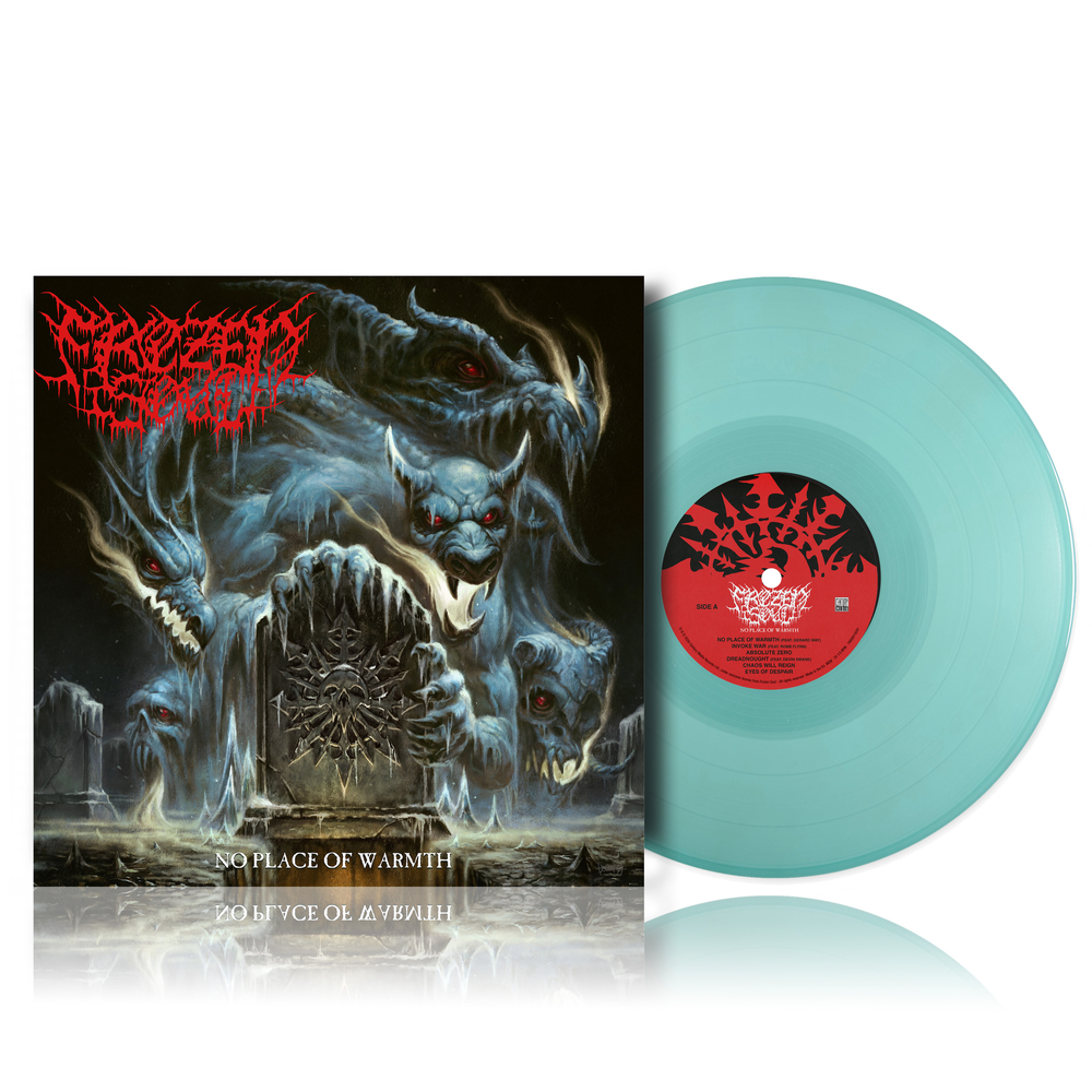 the album cover for Frozen Soul - No Place of Warmth [Translucent Light Blue]