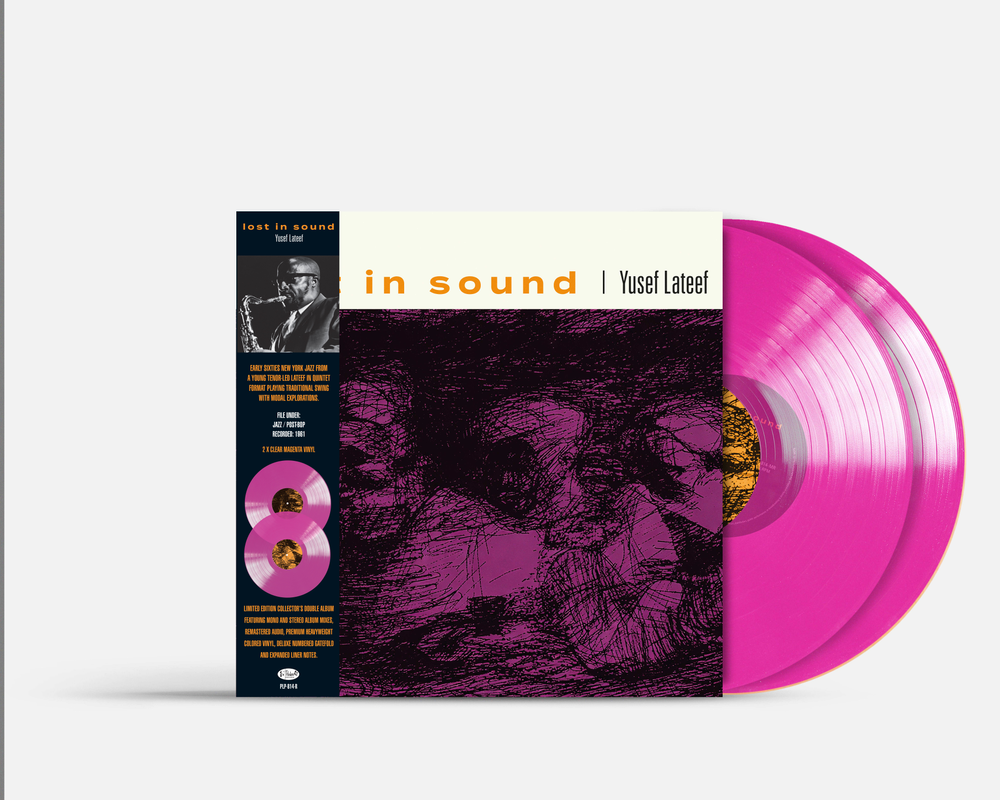 the album cover for Yusef Lateef - Lost In Sound [Indie Exclusive Clear Magenta]