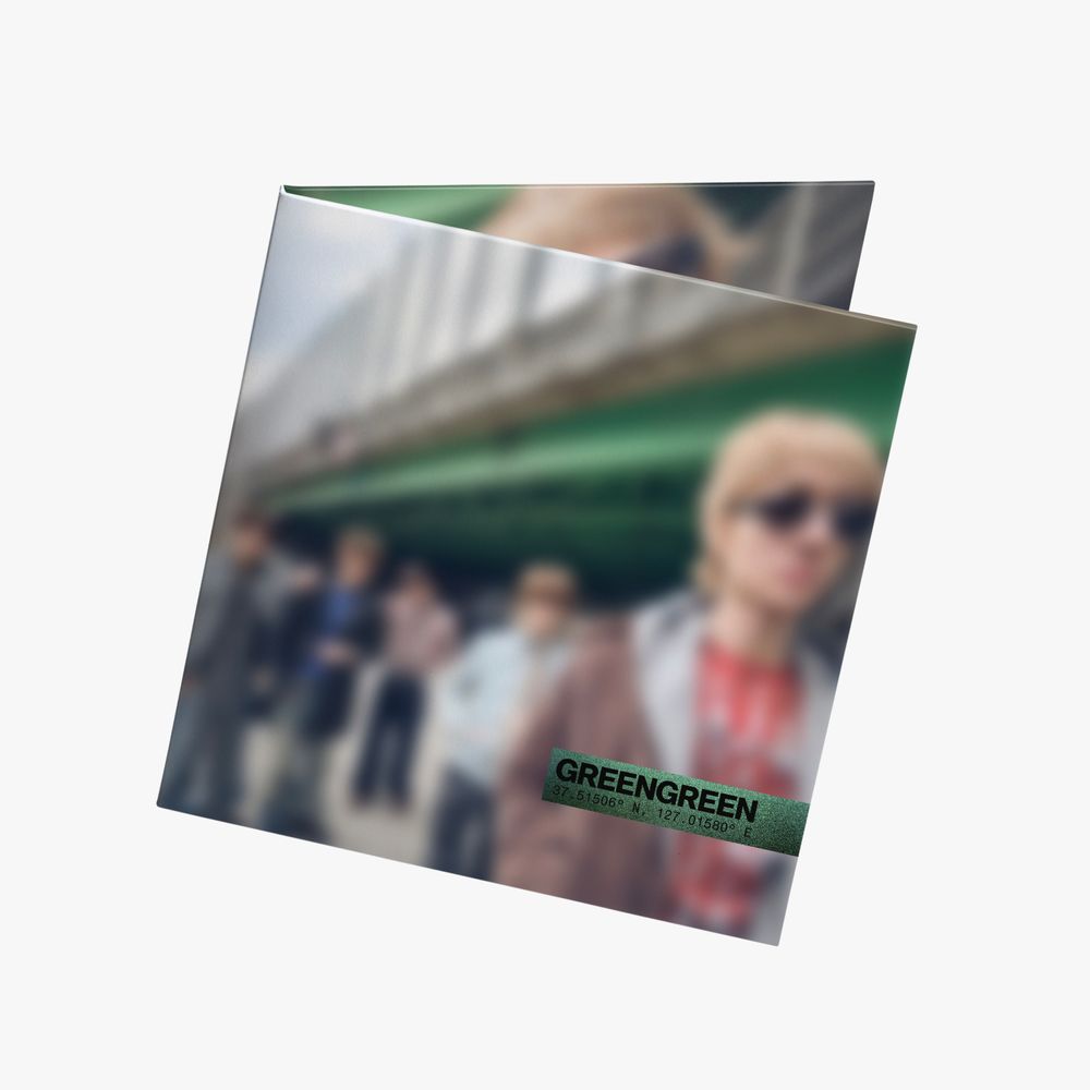 the album cover for Cortis - GREENGREEN