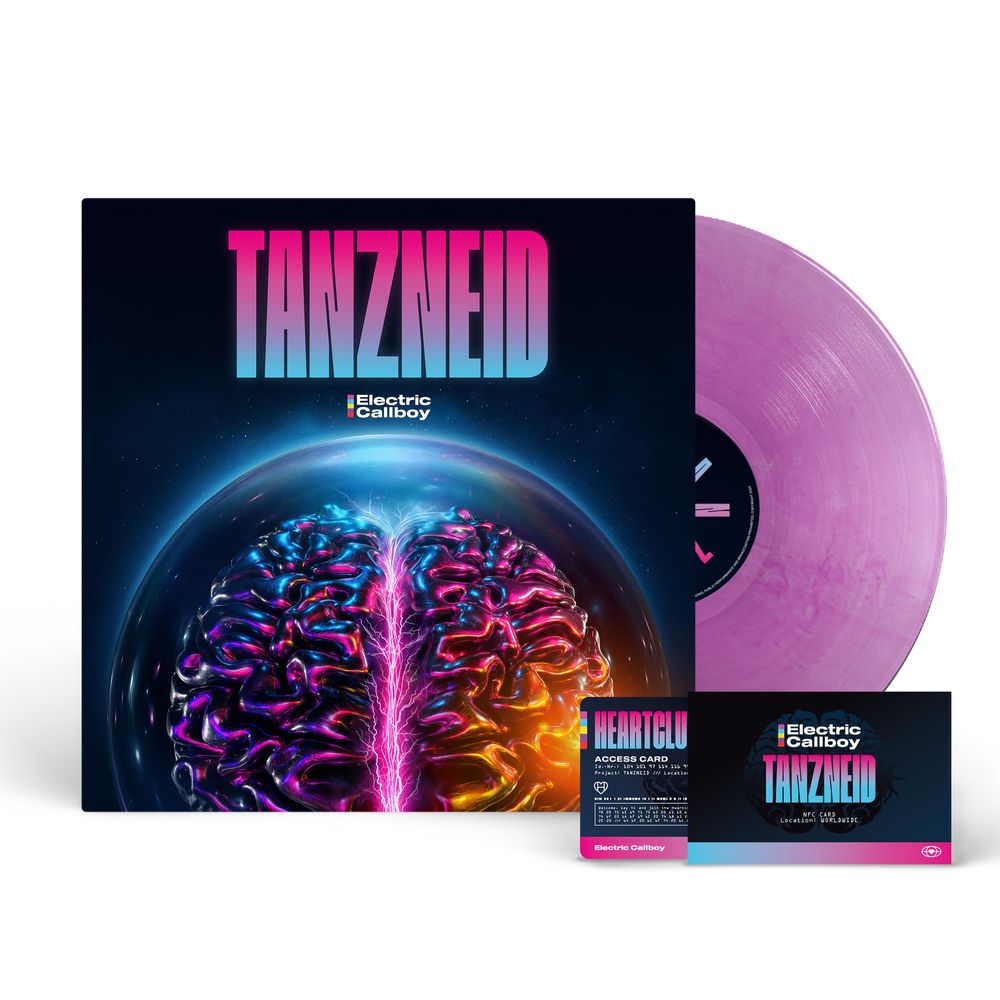 the album cover for Electric Callboy - TANZNEID [Transparent Violet]