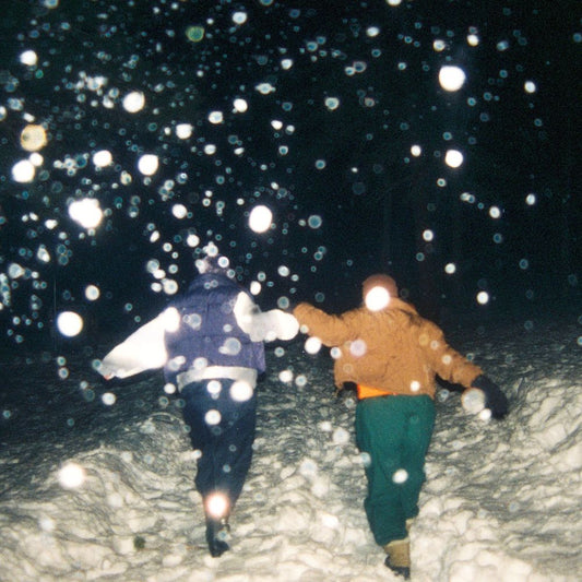 the album cover for Movements - Happier Now [Indie Exclusive Sunspot]